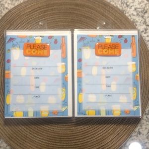 2 Pkgs Hallmark Invitations Cocktail Themed